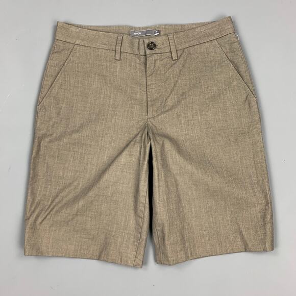 VINCE Size 28 Slate Cotton Zip Fly Shorts - Picture 1 of 4